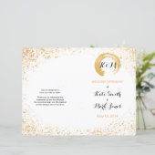 Programm zur Zeremonie der Verwendung von Gold-Lef (Stehend Vorderseite)