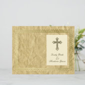 Programmabdeckung für das Vintage katholische Kreu (Stehend Vorderseite)