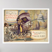 Programmabdeckung für den März von Suffrage Poster (Vorne)