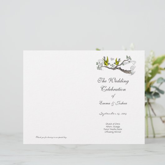 Programmabdeckung für Vintage Bird Yellow Wings &  (Stehend Vorderseite)