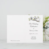 Programmabdeckung für Vintage Vogelgelbe und Graue (Stehend Vorderseite)