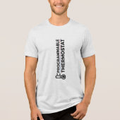 programmable thermostat Tri-Blend shirt (Vorderseite)