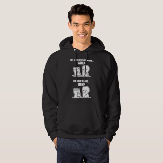 Programmcode funktioniert, warum Meme Hoodie (Vorne ganz)