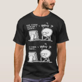 Programmcode funktioniert, warum Meme T-Shirt (Vorderseite)