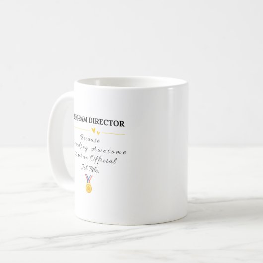Programmdirektor Kaffeetasse (Vorderseite Links)