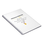 Programmdirektor Notizblock (Rechte Seite)