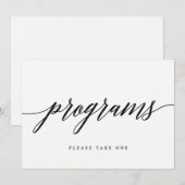 Programme Beschriftung - Moderne Schrift (Vorne/Hinten)