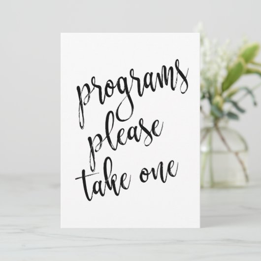 Programme Bitte nehmen Sie ein erschwingliches Zei (Stehend Vorderseite)