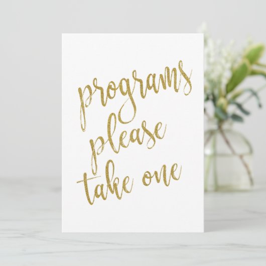 Programme Bitte nehmen Sie ein Gold-Bonus-Zeichen (Stehend Vorderseite)