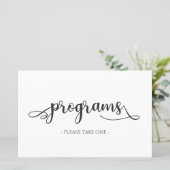 Programme | Bitte nehmen Sie eins | Black Wedding (Stehend Vorderseite)