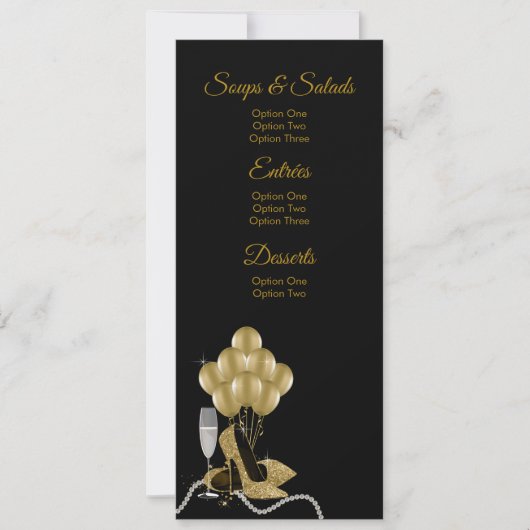 Programme der Geburtstagspartei von Frauen (Vorderseite)