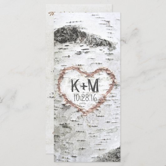 PROGRAMME FÜR DIE RUSTISCHE WÄSCHUNG VON BIRCH TRE (Vorne/Hinten)