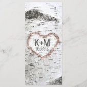 PROGRAMME FÜR DIE RUSTISCHE WÄSCHUNG VON BIRCH TRE (Vorderseite)