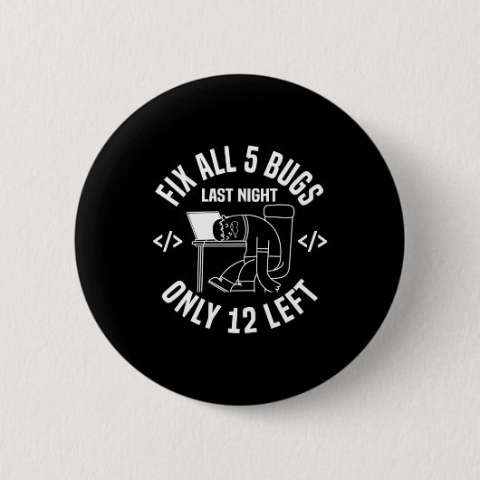 Programmer behebt alle 5 Fehler Button (Vorderseite)