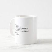 Programmer Coffee Tasse (Vorderseite Links)