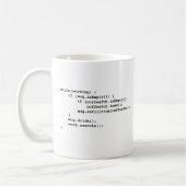 Programmer Coffee Tasse (Links)