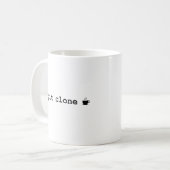 Programmer Coffee Tasse - Git Clone Coffee (Vorderseite Links)