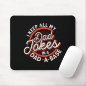 Programmer Dad Nerdy Father Database Geeky Dad Jok Mousepad (Mit Mouse)