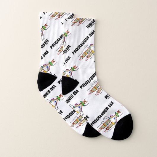 Programmer DNA Inside Molecular Biology Humor Socken (Paar)