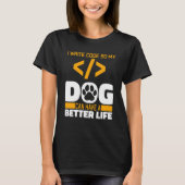 Programmer Dog Software Engineer - Coding Programm T-Shirt (Vorderseite)