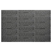 Programmer für schwarz-weiße Buchstabennummern Stoff (Fat Quarter (45,7 x 55,9 cm))