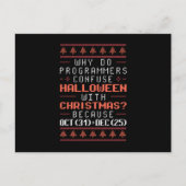 Programmer holidays postkarte (Vorderseite)