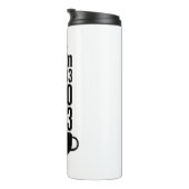 Programmer Humor – Coffee Into Code Thermosbecher (Nach rechts gedreht)