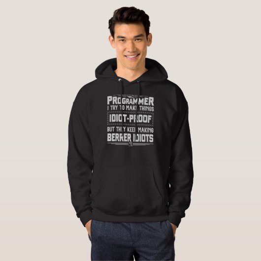 Programmer Männer Computerprogrammierung für Fraue Hoodie (Vorne ganz)
