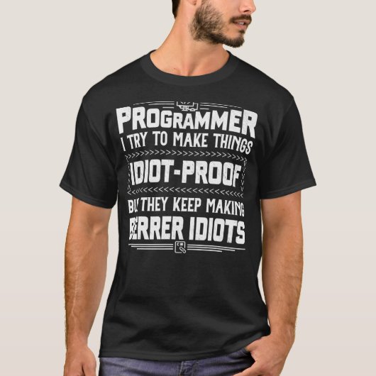 Programmer Männer Computerprogrammierung für Fraue T-Shirt (Vorderseite)