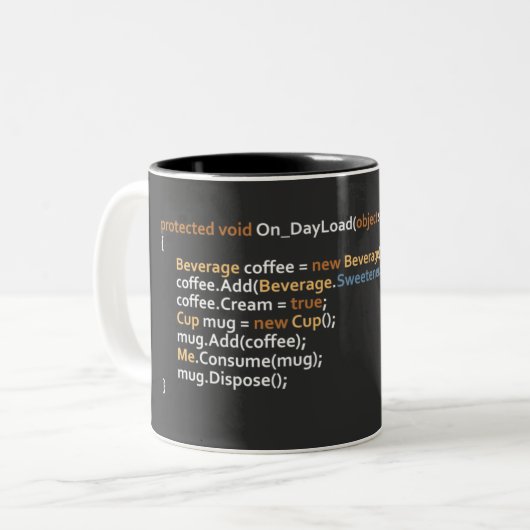 Programmer Mug Zweifarbige Tasse (Vorderseite Links)