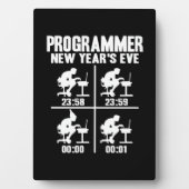 Programmer Neujahr Fotoplatte (Vorderseite)