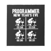 Programmer Neujahr Notizblock (Vorderseite)