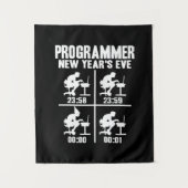 Programmer Neujahr Wandteppich (Vorderseite)