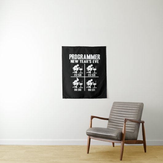 Programmer Neujahr Wandteppich (Beispiel)