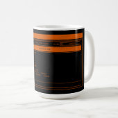 Programmer Orange Terminal Coffee Tasse (VorderseiteRechts)
