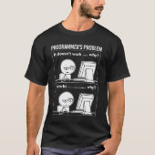 Programmer’s Problem: It Doesn’t Work…Why? – Funny T-Shirt (Vorderseite)