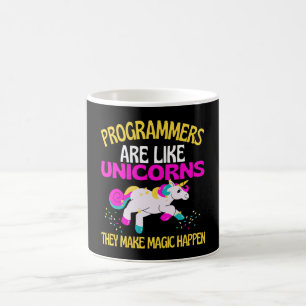 Programmer Unicorn , Magical Unicorn Programmer Kaffeetasse