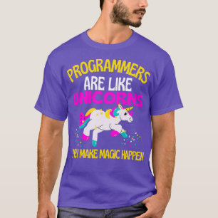 Programmer Unicorn Magical Unicorn T-Shirt