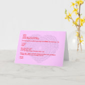 Programmer Valentine's Day Card Karte (Gelbe Blume)