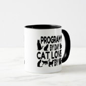 Programmerkatze Lover Tasse (VorderseiteRechts)