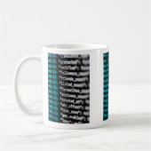 Programmers code Mug Kaffeetasse (Links)