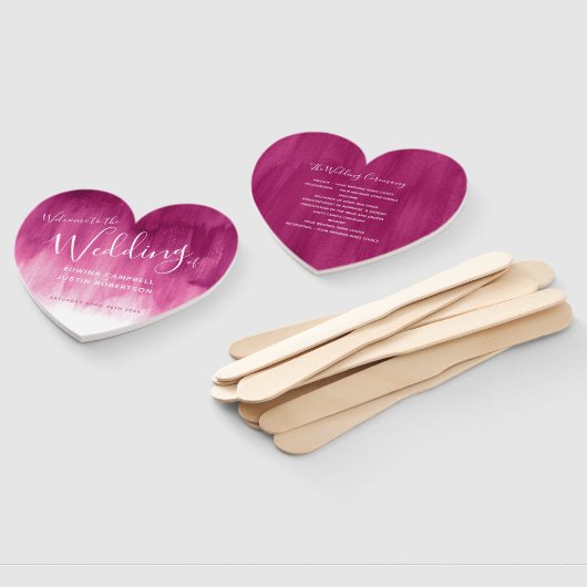 Programmfans moderner Kunst Hochzeitsburgunders Fächer (Non-assembled)