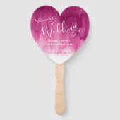 Programmfans moderner Kunst Hochzeitsburgunders Fächer (Vorderseite)