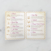 Programmführer für die indische Hochzeitsfeier Programm (Innenseite)