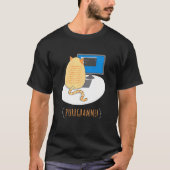 Programmier-Arbeit von Zuhause Cat T-Shirt (Vorderseite)