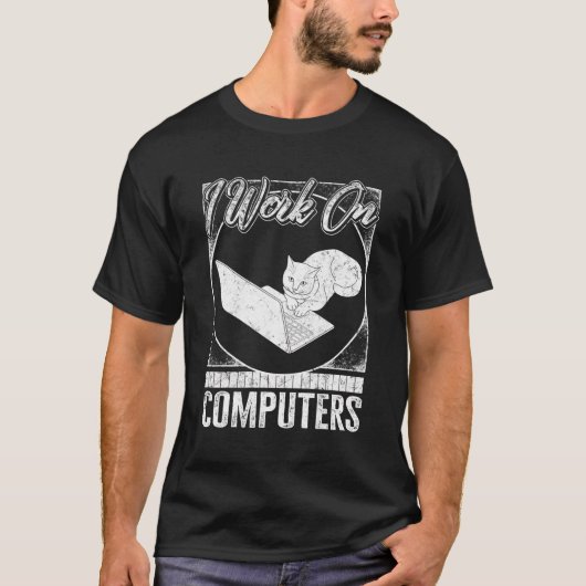Programmier-Arbeiten an Computern, die CSD-HTML-JA T-Shirt (Vorderseite)