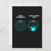 Programmier-Benutzerprogrammierungs-Coder-Geschenk Einladung (Vorderseite)