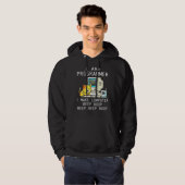 Programmier Cat Beep Boop Coding Hoodie (Vorne ganz)