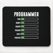 Programmier-Coding-Coder-Entwickler-Geschenk Mousepad (Vorne)