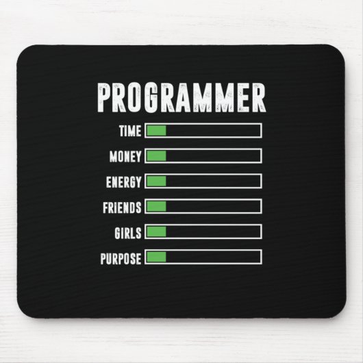 Programmier-Coding-Coder-Entwickler-Geschenk Mousepad (Vorne)